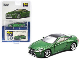 Lexus LC500 Nori Green Metallic w Black Top Limited Edition to 1200 Pcs 1/64 Die - £18.84 GBP