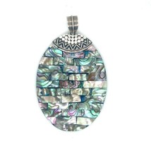 Sterling Silver Mother of Pearl Pendant 17.5g - £229.63 GBP