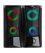 beFree Sound Computer Gaming Speakers with Color LED RGB Lights - £44.84 GBP