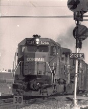 Conrail Locomotive 6266 Photo 8 x 10 Glossy Taken Moraine Ohio 21 Feb 1988 - £5.11 GBP