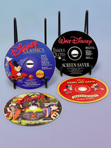 Disney Screen Saver Software Lot 4 CD-ROM Mickey Classics Villains Walt - $19.99
