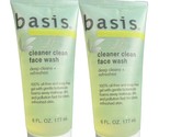 2x Basis Cleaner Clean Face Wash Oil Free Soap Free Gel Deep Clean Refre... - £74.89 GBP