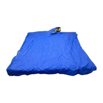 Stearns Poncho Men&#39;s 50 X 94 Blue 100% Polyvinyl Chloride Reversible Hooded - $29.02
