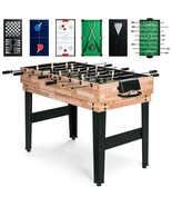 Youth Multi-Game Table - Hockey Foosball Pool Shuffleboard Ping Pong Che... - £189.58 GBP