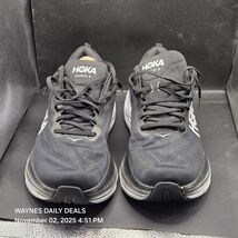 Size 14 - Hoka One One HOKA Bondi 8 Black White - $1,282.60 MXN