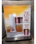 NEW Vintage Mr Coffee The Iced Tea Pot Model TM1 Red Pitcher Lid Open Bo... - $69.29