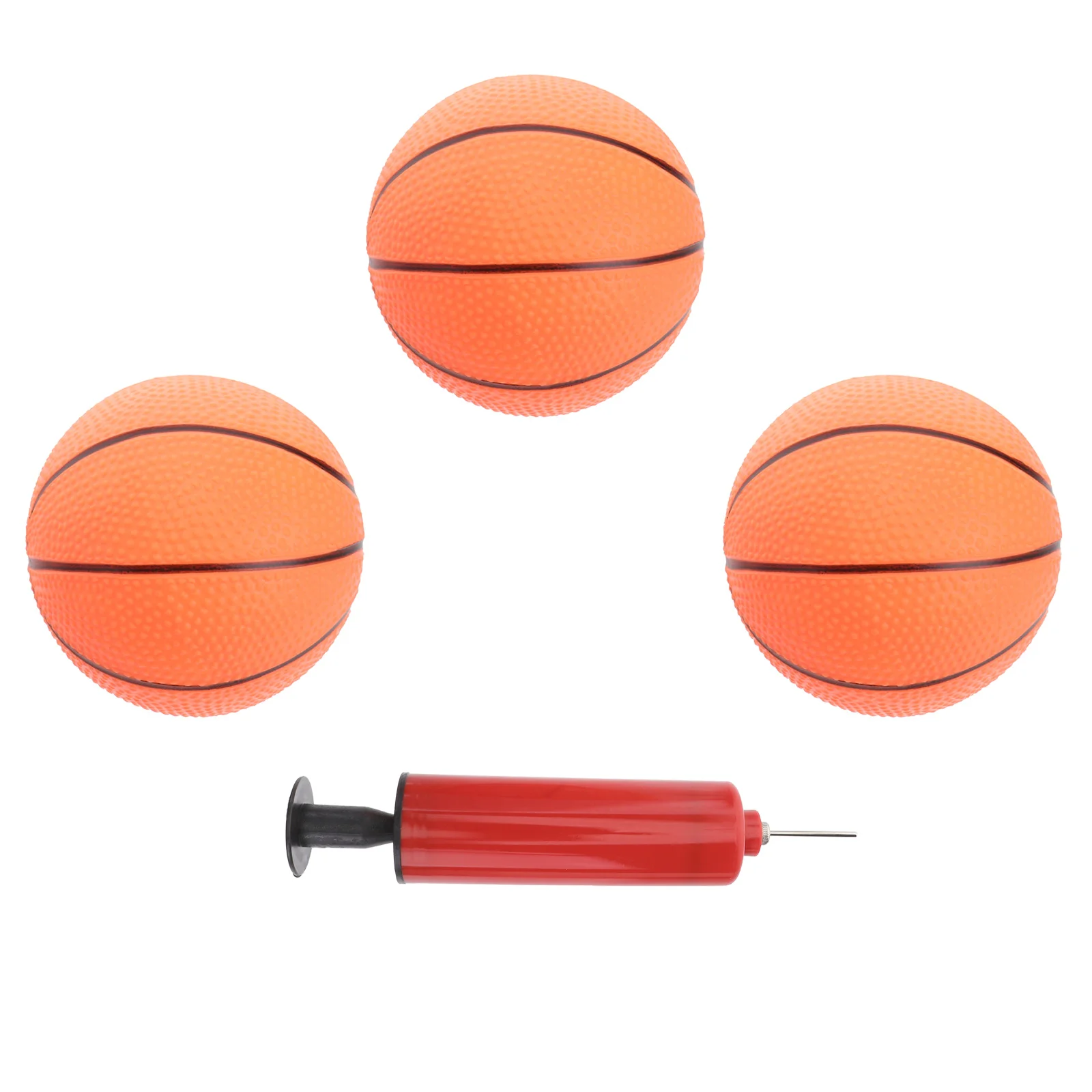 4 Pcs Mini Basketball Indoor Sports Pat The Kids Toy Outdoor Toddler Inflatable - £11.24 GBP