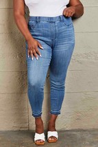 Judy Blue Janavie Full Size High Waisted Pull On Skinny Jeans - £35.34 GBP