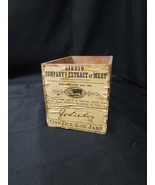 Antique Small Wooden Adv. Box Crate Liebig Meat Extract Original Label C... - $39.99