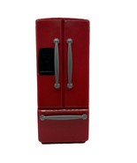 Our Generation Doll Refrigerator Red Side By Side Doors Battat - £15.71 GBP