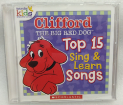 CD Clifford The Big Red Dog: Top 15 Sing and Learn Songs (CD, 2007, Scholastic) - £12.78 GBP