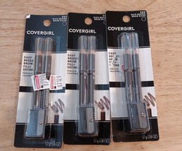 3 Pks. CoverGirl Easy Breezy Brow Fill+Define Pencils 2ct 505 Rich Brown(#4) - £11.17 GBP