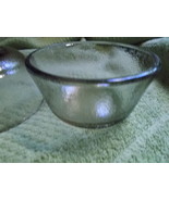 Glass Vintage (2)  Custard Cups In Smoke Color Unmarked - £11.01 GBP