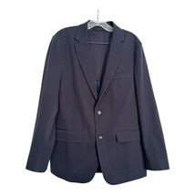 /artefact/ Blazer Mens Medium Navy Cotton Stretch 2 Button Notch Lapel - $42.74