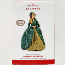 2013 Hallmark Keepsake Ornament Gone With The Wind Scarlett&#39;s Green Gown QXI2132 - £7.81 GBP