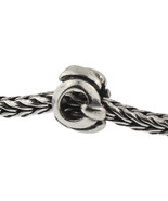 Authentic Trollbeads Sterling Silver 11144Q Letter Bead Q, Silver - £10.13 GBP