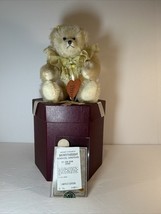 Merrythought Daisy Cranberry Hat Box Bear Mohair Ltd Ed 36/1000 UK 1994 ... - $249.99