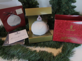 Lladro Christmas Ball Ornament Angel On Horseback 2002 3.25" Boxed - $24.70