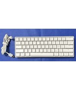 HK Gaming GK61 White Keyboard Lightly Used GK61v2 Cleaned &amp; Tested - $51.84 CAD