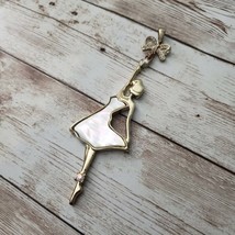 Vintage Pendant - Ballerina with Bow - Ballerina Pendant - No Chain Included - £11.95 GBP