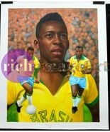 Pele Edson Arantes do Nascimento Soccer Futbol Brazil Brasil Original Pa... - $5,255.70 CAD