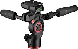 Manfrotto Befree 3-Way Live Camera Tripod Head, Aluminium, 6Kg, Mh01Hy-3Wus - £140.72 GBP