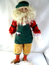 Paradise Galleries Twas the Night Before Xmas SANTA CLAUS 16&quot; Porcelain ... - $49.49