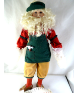 Paradise Galleries Twas the Night Before Xmas SANTA CLAUS 16&quot; Porcelain ... - $925.70 MXN