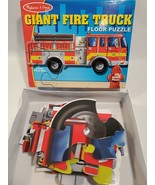 4&#39; Foot FLOOR PUZZLE Giant Fire Engine Truck Complete 24 Jumbo Pieces - $93.89 MXN