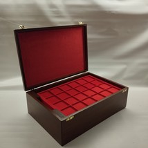 Bauletto for Coins Including 10 Trays Red Masterphil (24BAU10) - £167.81 GBP