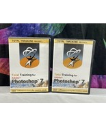 Total Training for Adobe Photoshop 7 Set 2 And 3 Tutorial DVD Software T... - £23.36 GBP