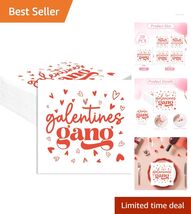 Stylish Galentines Paper Napkins - 50Pcs 2-Ply for Memorable Celebrations - $14.80