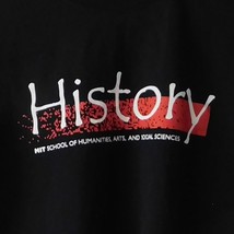 T Shirt History MIT School of Humanities Arts Social Sciences Adult Size... - $10.00