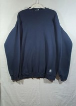 Vintage Discus Athletic Sweatshirt Mens  Navy Blue Crewneck Pullover XLT - £18.07 GBP