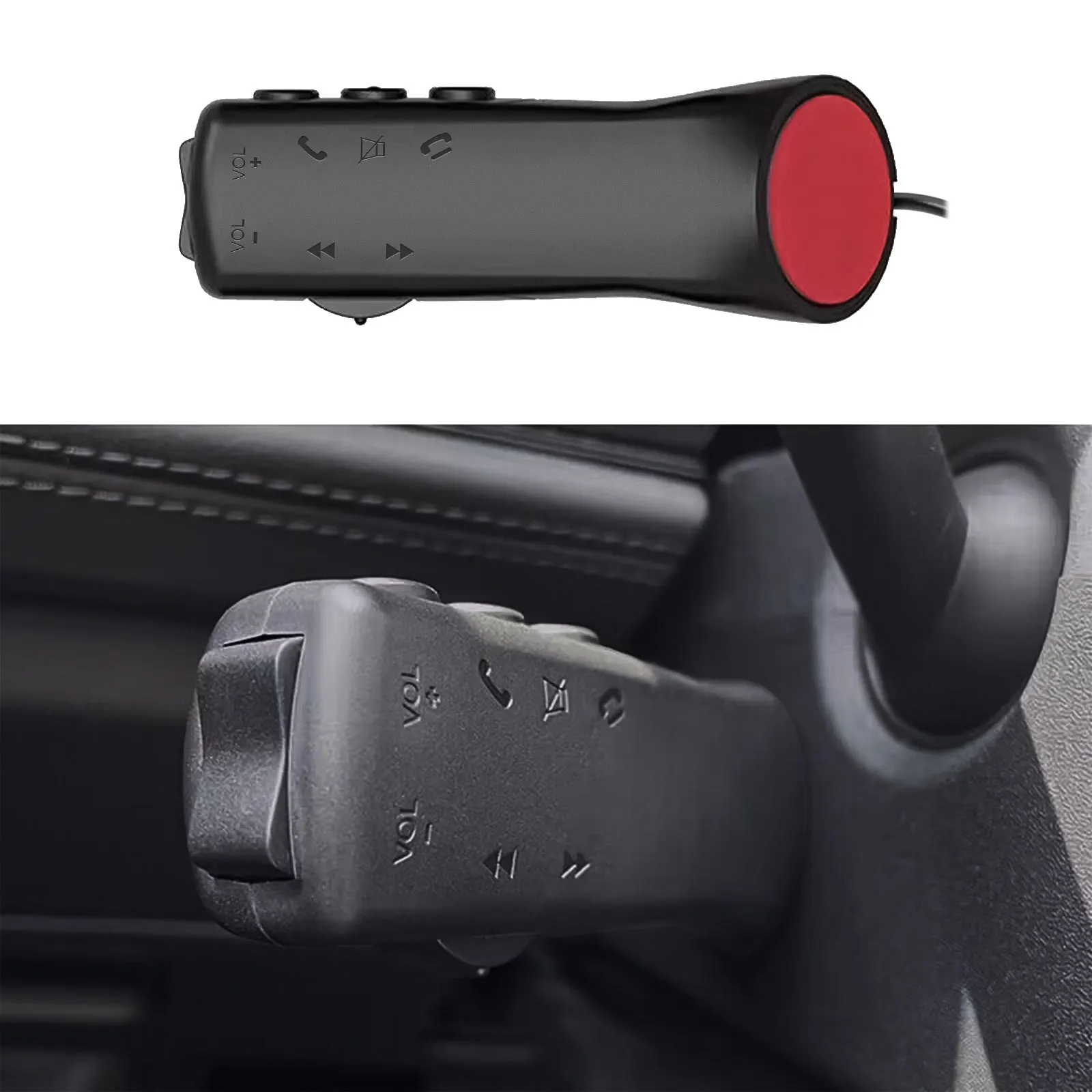 Car Steering Wheel Control Button 7 Key for Car Radio DVD GPS Multimedia - $14.03