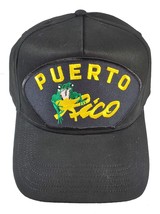 Puerto RICO W/Frog HAT - Black - Veteran Owned Business - £18.07 GBP