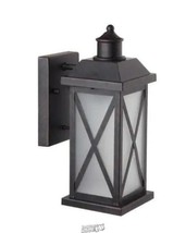 Ridley 1-Light Bronze Outdoor Wall Lantern Sconce - $85.49