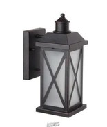 Ridley 1-Light Bronze Outdoor Wall Lantern Sconce - £67.07 GBP