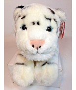 White Siberian Baby Tiger Plush Good Time Toys Lying 12&quot; Cub Stuffed Bea... - $54.86 CAD