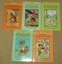 Lot of 5 Dover Thrift Children&#39;s Classics Books - Stories, Poems - £7.07 GBP