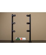 2x Retail display jewelry showcase LED pole light black FY-53 UL power s... - $89.09
