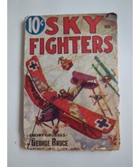 Sky Fighters Pulp Nov 1932 Vol. 1 #5 Embony Crosses George Bruce Rough C... - $9.49