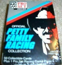 Pro Set Official Petty Family Racing Collection 50 Collectible Cards wit... - £11.80 GBP
