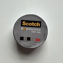 3M Scotch Washi Tape Silver Glitter Crafting Tape Paper Sticker - 6 Pack - £18.21 GBP
