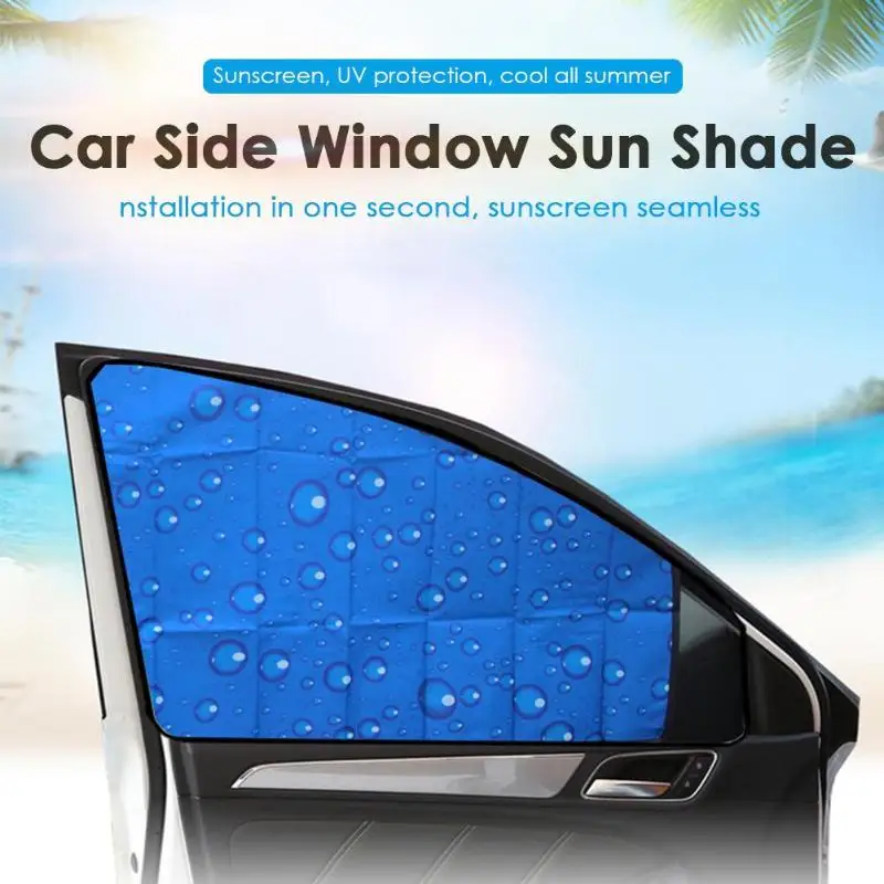Car Magnetic UV Protection Sun Shade Curtain Side Window Sunshade - £10.28 GBP