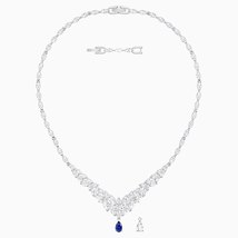 Fashion Swa Louison New Necklace Winter Frosted Leaf Ornament Crystal Ne... - £40.32 GBP