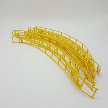 14 K&#39;nex Micro Coaster Track 410mm Pin Jointed Yellow Replacement Part 23821 - £7.16 GBP