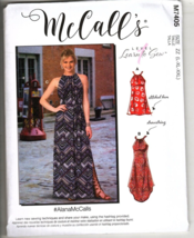 McCall&#39;s M7405 Misses L to XXL Learn to Sew Easy Dress Sewing Pattern Uncut - £11.79 GBP