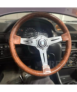 Racing Universal Steering Wheel Imitation wood material Retro style 3 Sp... - £70.35 GBP
