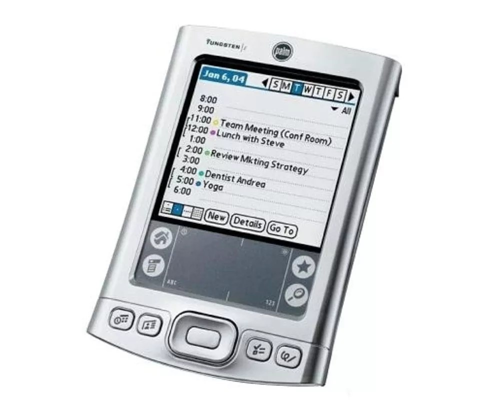 Excellent Reconditioned Palm Tungsten E PDA with New Screen – USA + Fast!